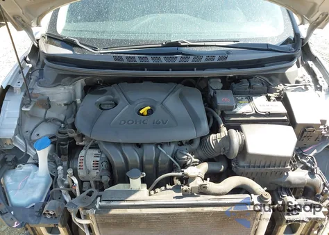 2014 Hyundai Elantra Limited z USA, uszkodzony, nr VIN 5NPDH4AE2EH508136